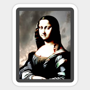 Mona lisa Sticker